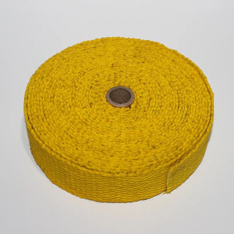 1.5M Car Exhaust Wrap Roll Fiberglass Heat Shield Exhaust Header Pipe Heat Wrap Tape Thermal Protection Car Accessories