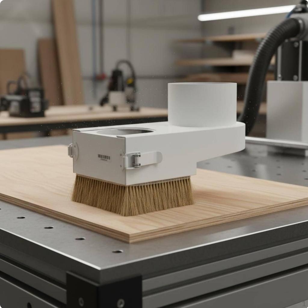 Engraving Machine Dust Cover ShedResistant Bristles Spindle Brush Collector Easy Installation