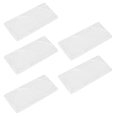 5 Stück Transparente Augenmaskenform Wiederverwendbare Augenpflaster-Schale Tragbare Augenpad-Schale Werkzeug für DIY
