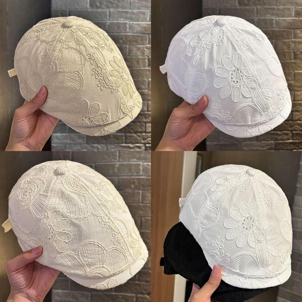 Summer Womens Embroidered Wide Brim Sun Hat With Breathable Fabric For Fashion Commuting