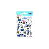 Autocollants - Police - Dorures - 1,8 cm