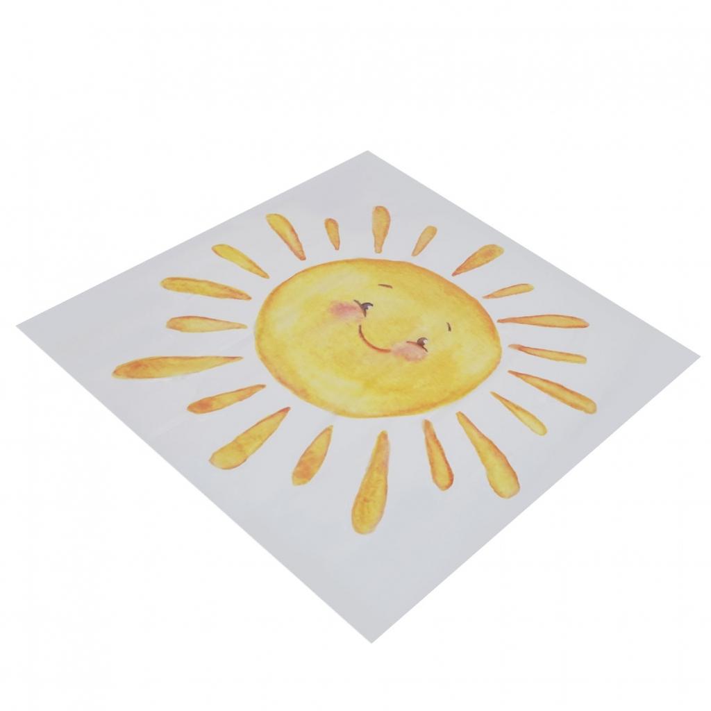 Cartoon Sun Wall Stickers Children's Bedroom Decoration