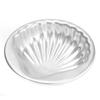 2 Stück neue Aluminiumlegierung Muschelform Badebombenform Kuchen Gelee DIY Metallformen