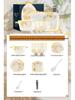 Mo De Lan Ka Cream Ceramic Dinnerware Set