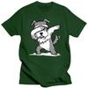 Funny Dabbing Miniature Schnauzer Dog Dad T Shirts Summer Style Graphic Cotton Streetwear Short Sleeve Birthday Gifts T-shirt#Color