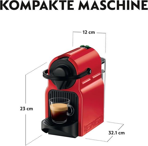 Капсульная кофемашина Krups XN 1005 Inissia rot