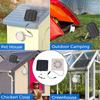 12V 30W Solar Panel Powered Fan Solar Energy Exhaust Fan For Dog Chicken Coop RV Solar Ventilation Fan Window Photovoltaic Panel
