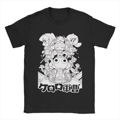 Keroro Manga Printed T Shirts Men Women Cotton Tee Shirt Clothing