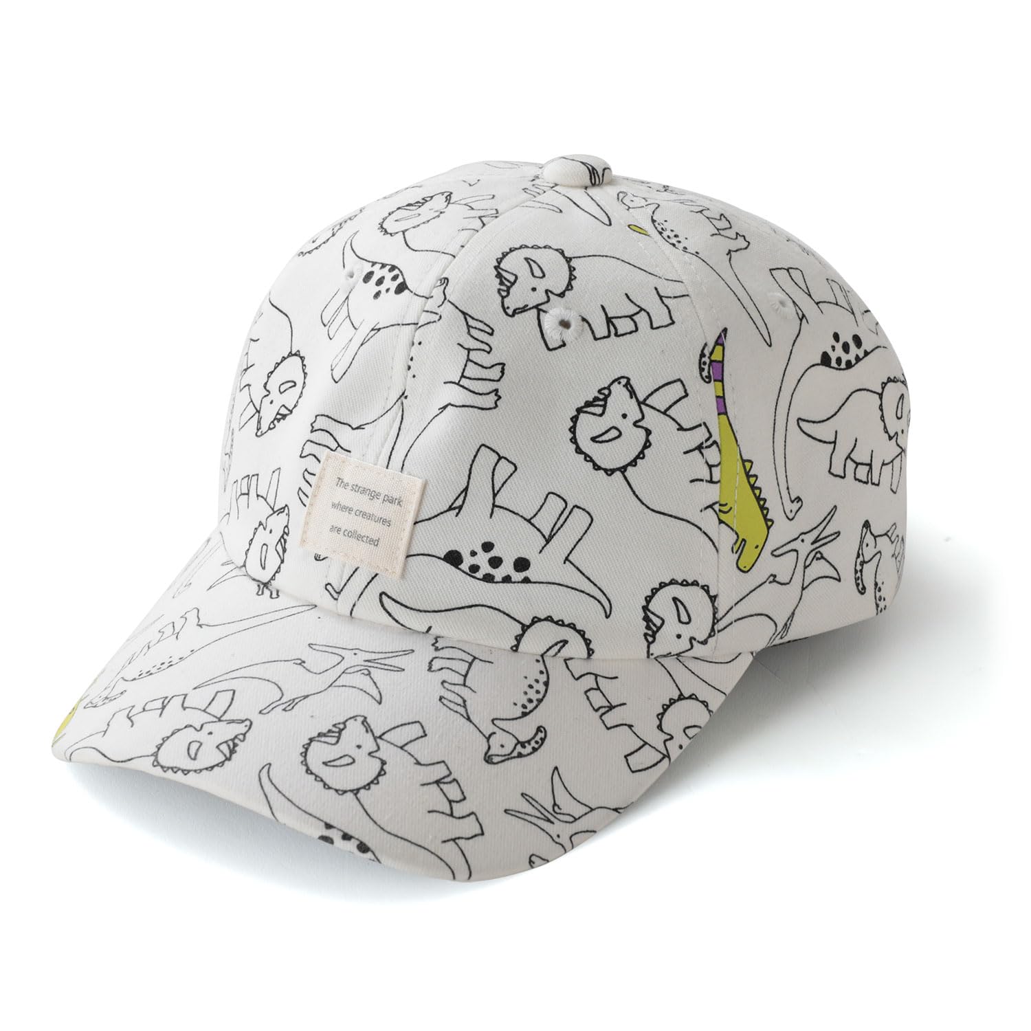 

Кепка Динозавр Шляпа Детская Парная для Родителя и Ребенка Мужская Женская для Мальчиков Девочек Детская Защита от Солнца Предотвращение Солнечных Ожогов Милая Стильная Уличная Весенняя слоновая кость