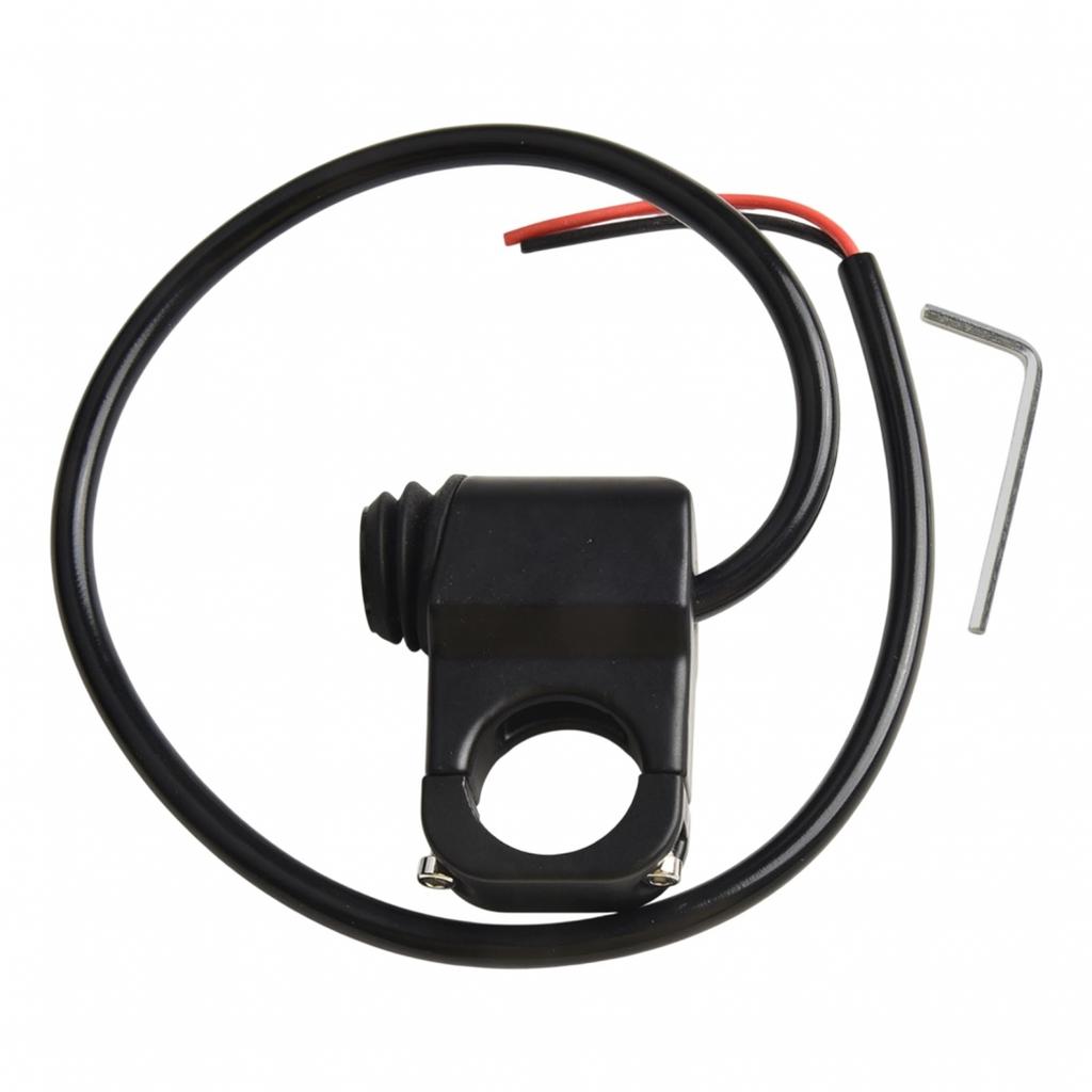 Headlight Switch Waterproof 12V Black CNC Aluminum-alloy
