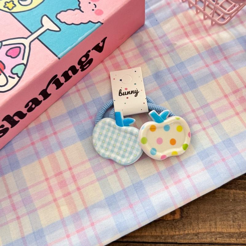 2Pcs/Set Resin Doodle BB Clips Funny Cute Fruit Hair Clips for Kids Non-Damage Gentle Hair Accessories for Girls Toddler Headwear Hair Accessories