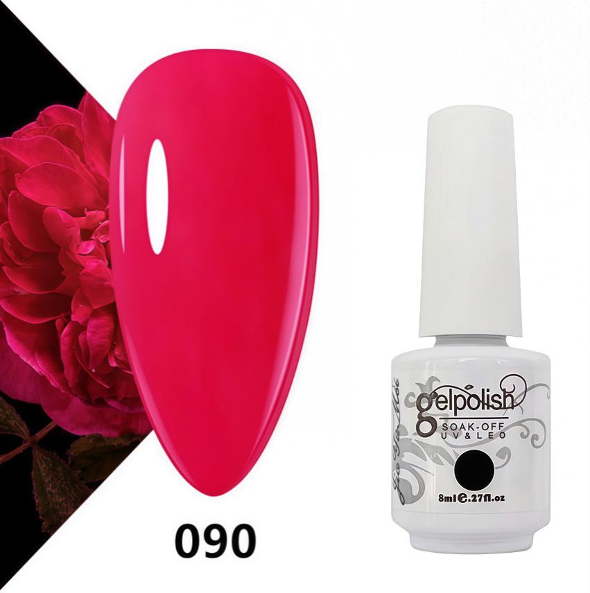 Amber Gel Polish Set: Gel Polish Manicure Kit with Whitening, Base Coat, and Sealer.