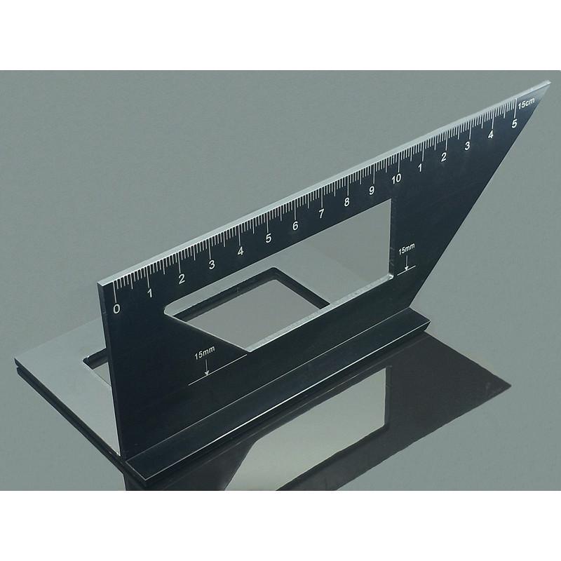 Équerre combinée de 30,5 cm, marquage de 45 à 90 degrés, outils de mesure de