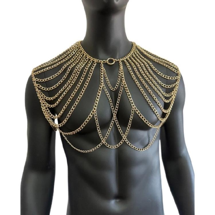 Personality Body Chain Stylish Tassels Shoulder Necklace Nightclub Fashion Jewelry Tassels Nightlife Accessories