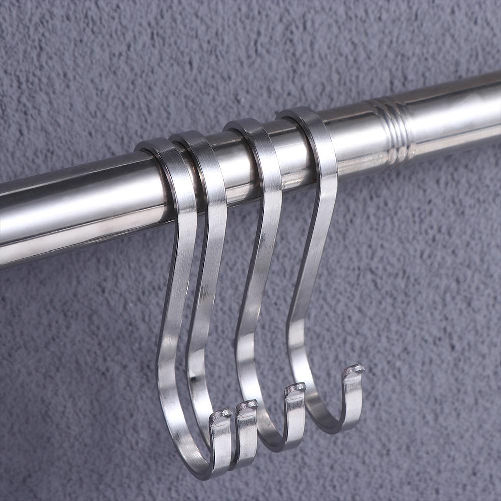 S-Shaped Heavy Duty Clasp Rack Stainless Steel Hanger Suspension Hooks Hanging Hook Holders