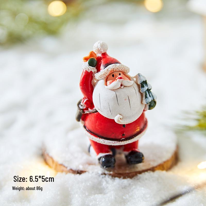 Мини Снеговик Настольное Украшение для Рождественского Декора и Демонстрации