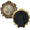 Luxury Vintage American Round Resin Photo Frame Wall/Table Display Elegant Home Decor Wedding Gift Handmade Art