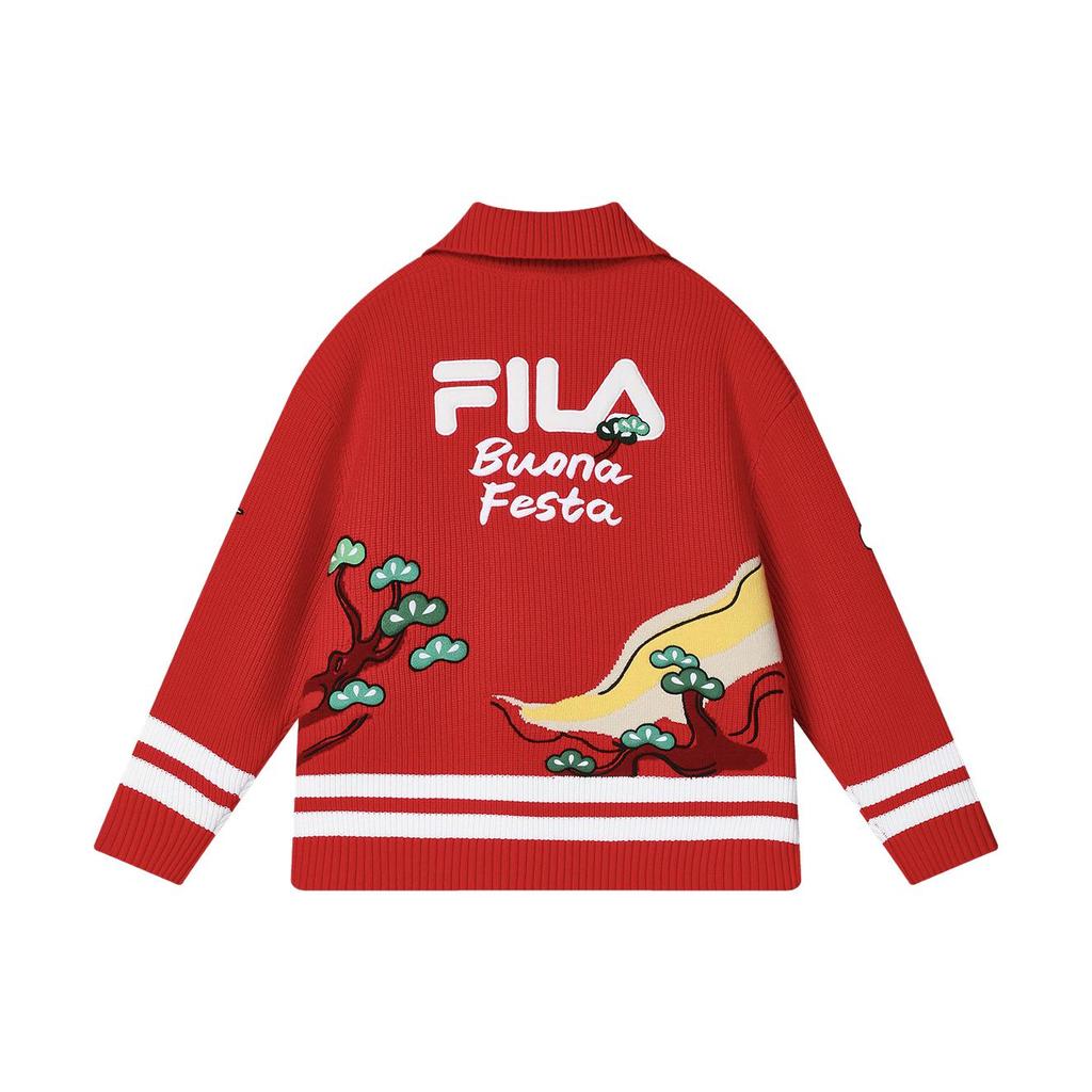 New FILA Sweater Women's Legend Red F11W419401FRD