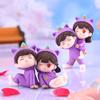 Mini Couples Figurines Micro Landscape Diy Miniatures Plastic Crafts Garden