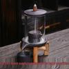Retro Backflow Incense Burner – Sandalwood & Agarwood Incense with Coil Compatibility