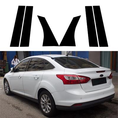 Für Ford Focus Limousine/Fließheck 2012-2019 Auto Säule Beiträge Tür Fenster Trim Abdeckung Aufkleber Styling Zubehör Außen teile