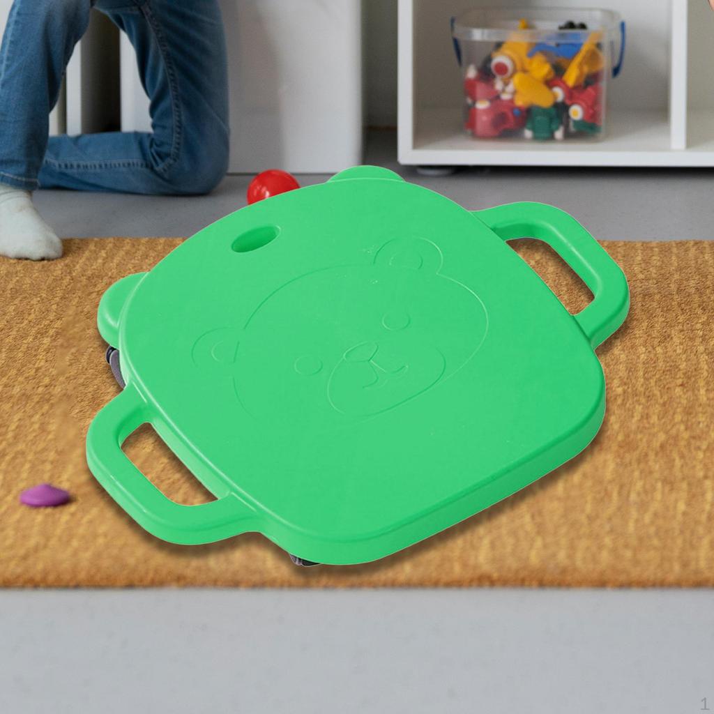 Floor Sports Board with Handles Balance Rollers Sit Down for Park