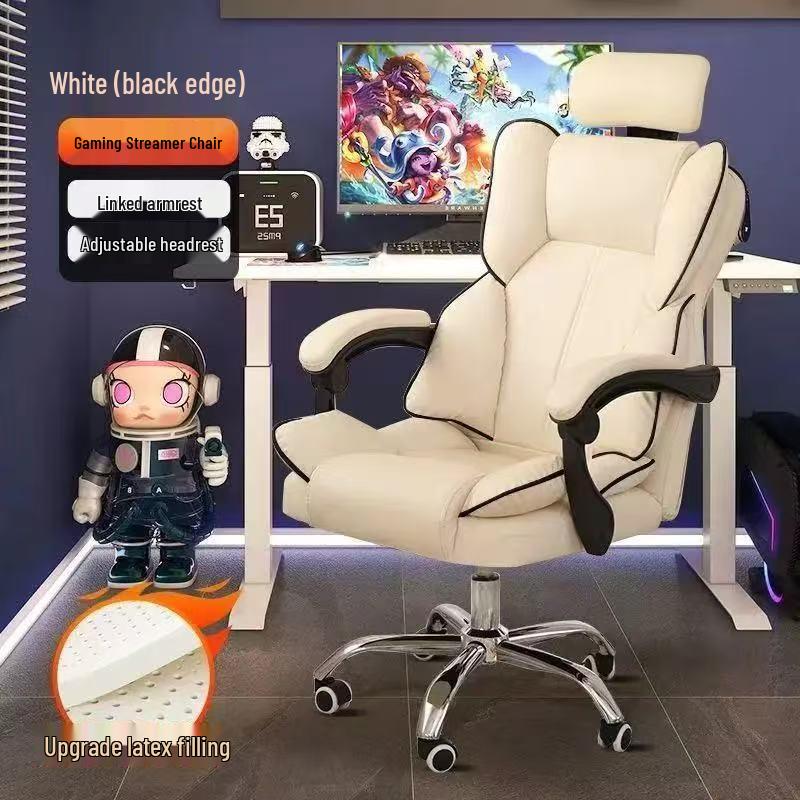 Ergonomic Computer & Gaming Chair - Comfortable Office Chair for Long Sitting, Ideal for Dormitory and University Students.