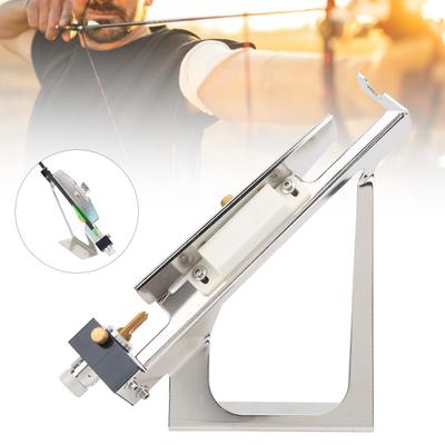 Aluminum Alloy Arrow Fletching Jig Adjustable DIY Feather Stick Tool Archery Accessory