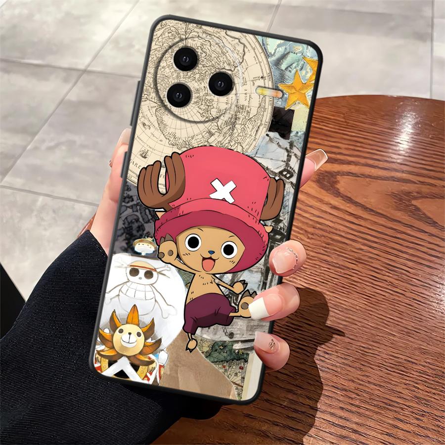 Black Soft Phone Cover Case for Xiaomi Redmi K40 K80 Pro 12C A3 A1 A2 Plus 14C 13C A4 9 A5 10 One Piece Big Mom Chopper