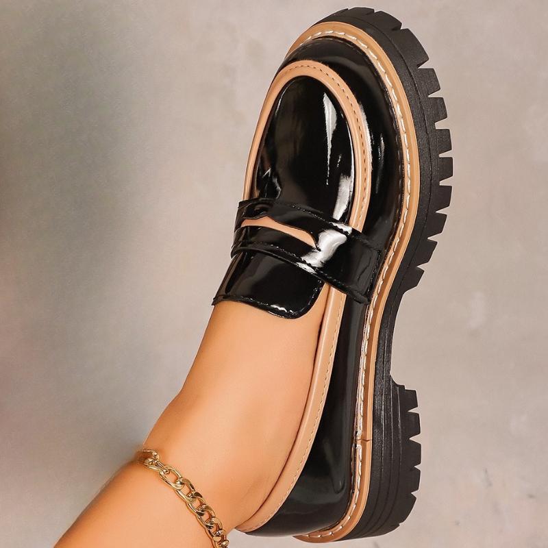 2026  Women's Platform Shoes Loafers New Mary Jane Shoes Women's Japanese Retro Soft-soled Girls Thick-soled High-heeled Shoes