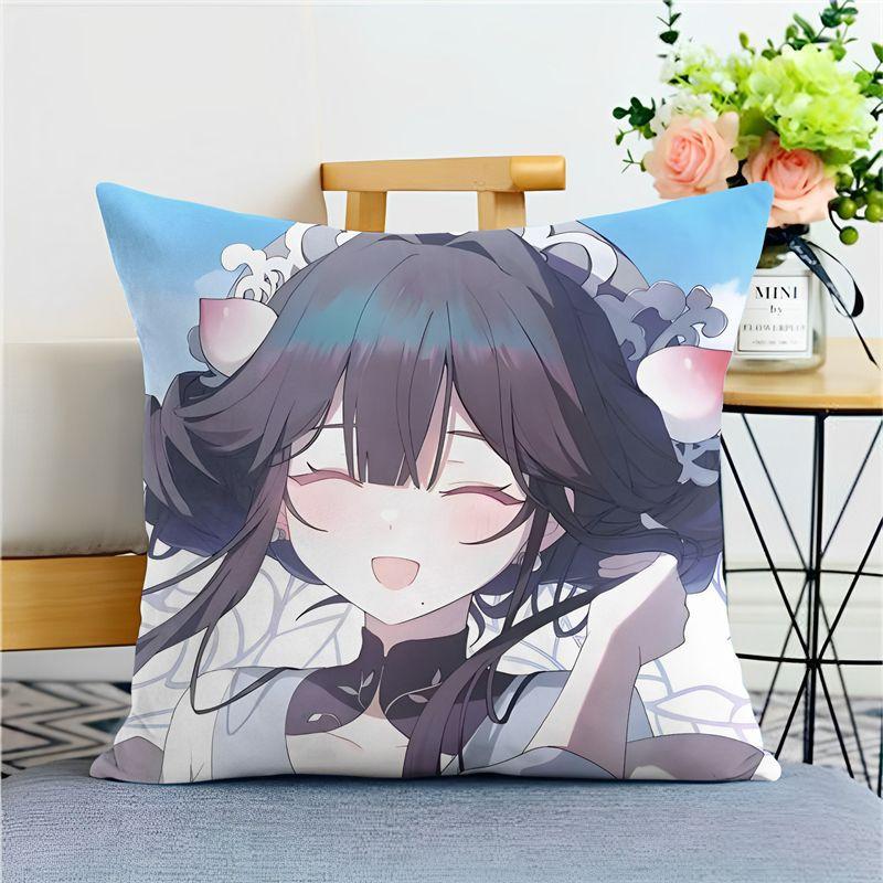 Wuhua Peripheral Game Two-dimensional Double-sided Dormitory Nap Bedside Pillow Animation Pillow Cushion Birthday Gift Pillow