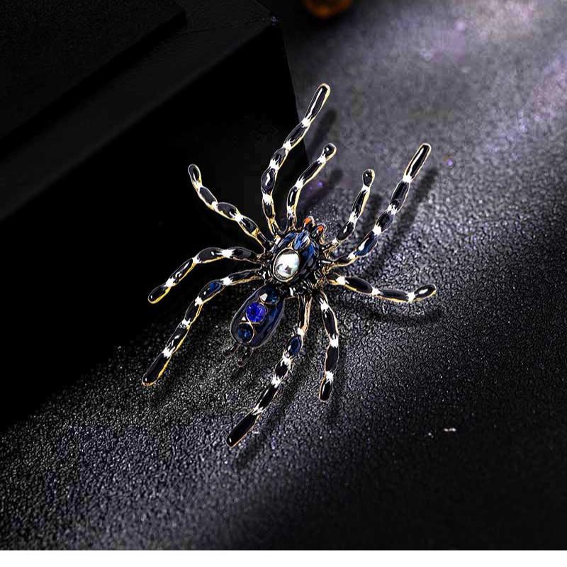 Große Spinnenbrosche, Europäisch und Amerikanisch, Persönlichkeit, Übertreibung, Anstecknadel, Modisch, High-End, Leichter Luxus, Vielseitig