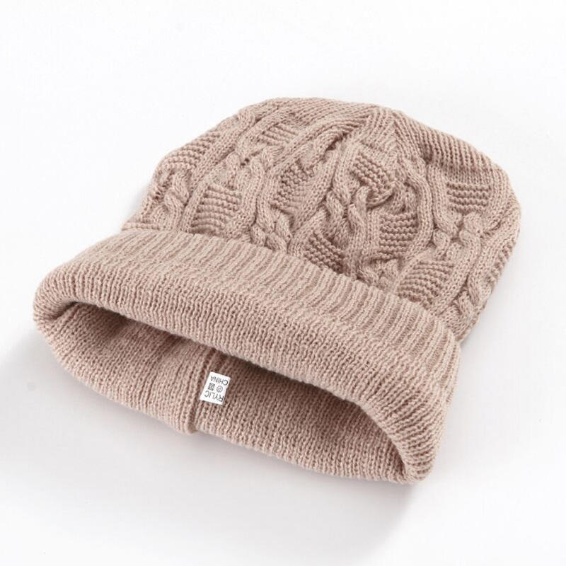 Sell Like Hot Cakes Fashion Caps Warm Autumn Winter Knitted Hats For Women Stripes Double-deck Skullies Men's Beanies 6 Colors