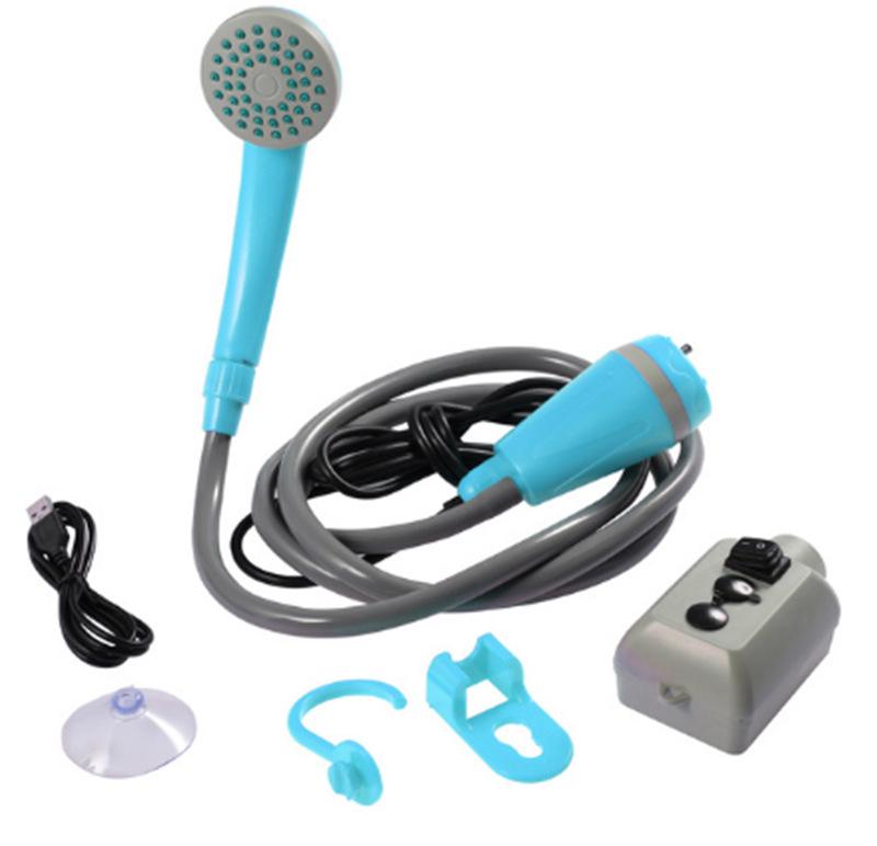 

Portable Electric USB Charging Shower Head - DC3.7V Outdoor Shower Accessory