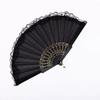 Handmade Retro Bamboo Folding Fan for Men, Fan, Mysterious Black Hollow Bamboo Fan, Simple Everyday Bamboo Fan