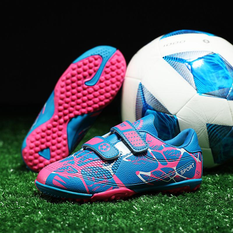 New children's broken nail football shoes tf new primary school students outdoor training non-slip sports football shoes