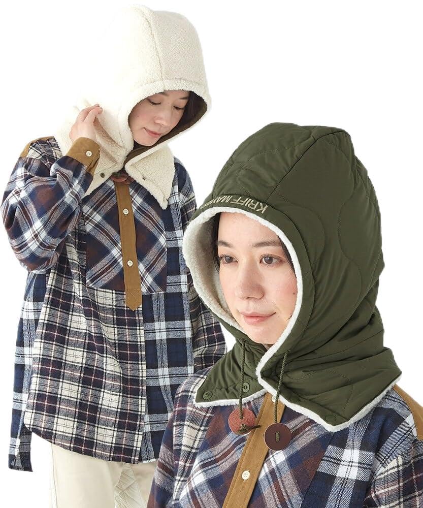 

Cliff Mayer Ninja Rin Оливковый Утеплитель Шеи с Капюшоном, Стеганый, Унисекс, Большой, оливковый