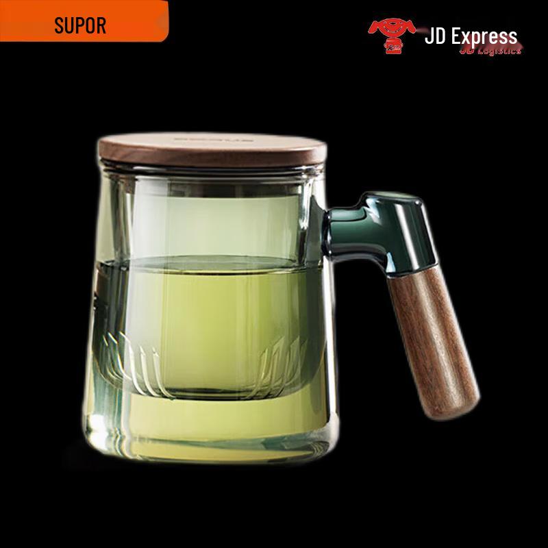 Supor Glass Tea Infuser Mug 470ml