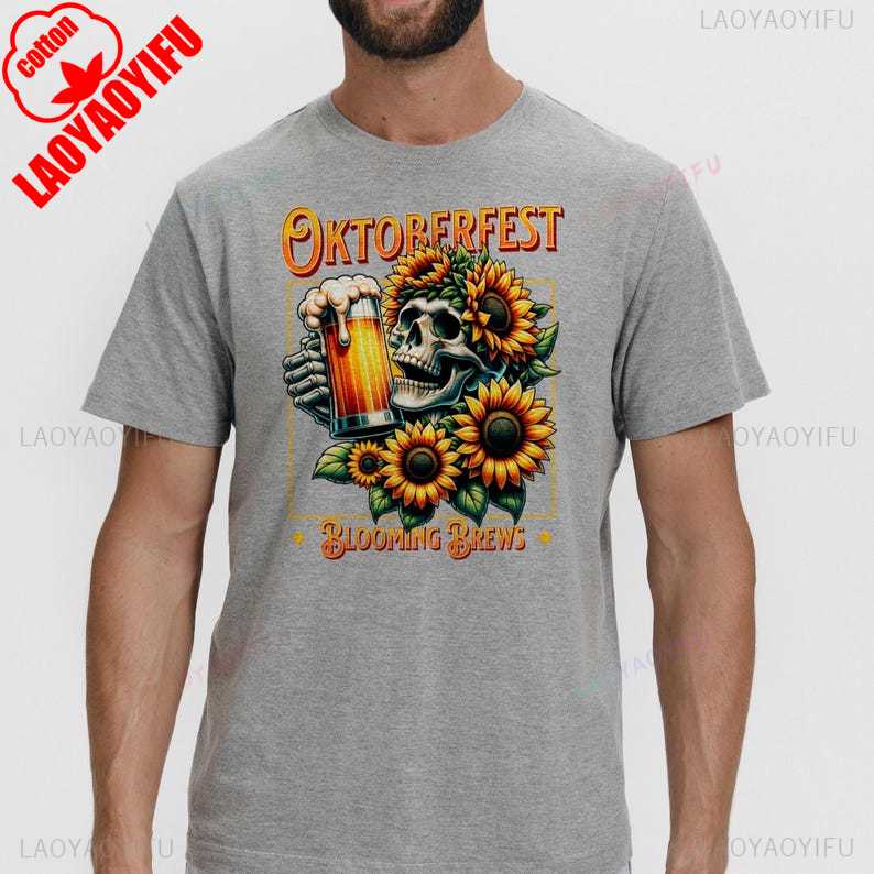

Oktoberfest Tshirt Beer Lover Gift Funny Cotton Tshirt Summer Short Sleeve Casual Tee Unisex Soft Custom Printed Cotton Tee 3XL