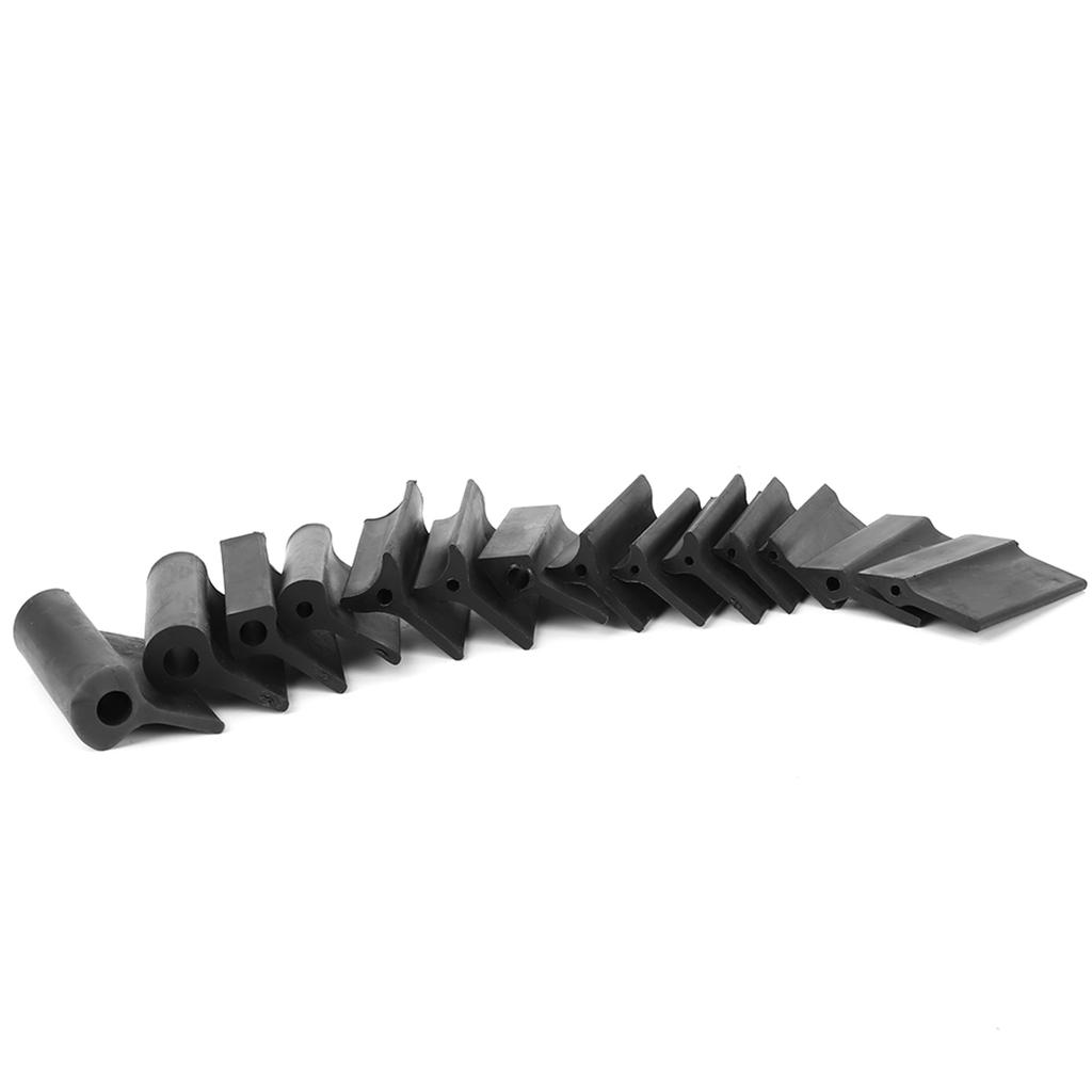 14pcs Sanding Block Rubber Sandpaper Mat Flexible Contour Polishing Pad Woodworking Tools