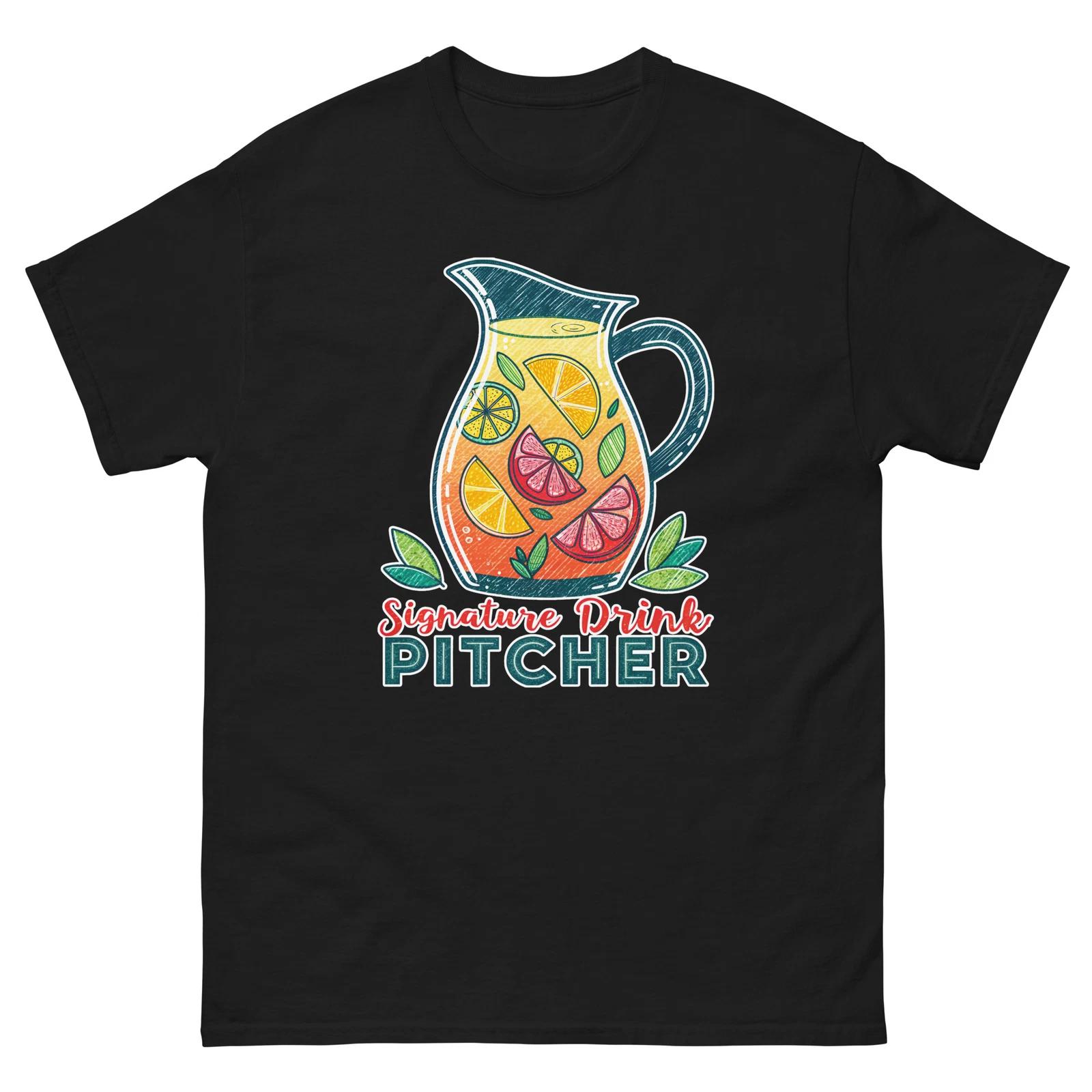 

Signature Drink Pitcher Nightclub Bar Nightlife Party T-Shirt S