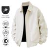Men's Water-Repellent Casual Workwear Jacket: Loose, Comfortable, Versatile, Trendy Spring & Fall Outerwear