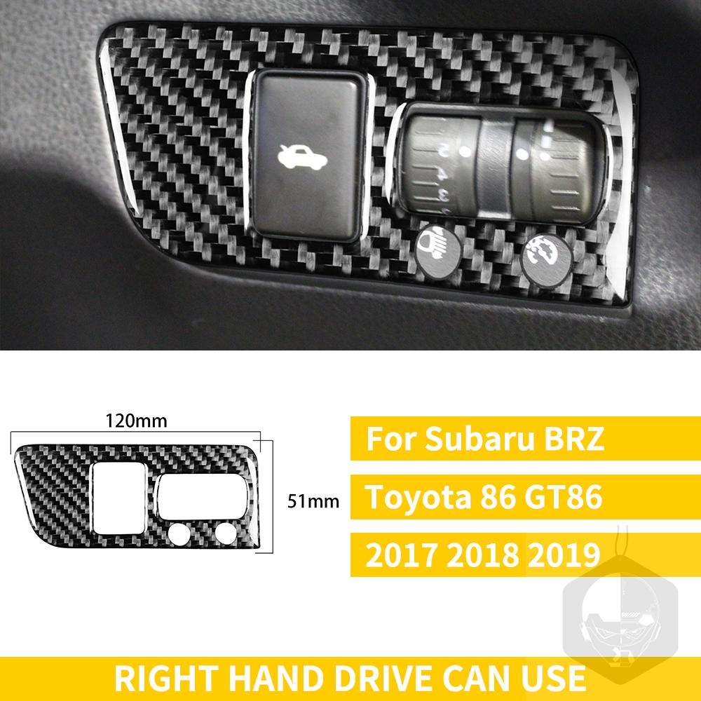 Pro Subaru BRZ Toyota 86 GT86 2017 2018 2019 Carbon Fiber Car příslušenství Držák řadicí páky Obložení klimatizace