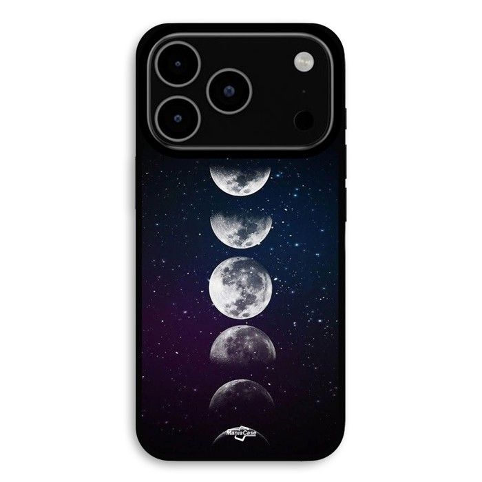 Coque Pour iPhone 17 Pro Max Lune Phase nuit etoile Maniacase