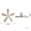 HotaluX LED Ceiling Fan XZF-06665WRCSGA, DC Motor, Suitable for Rooms Up To 6 Tatami Mats (Japan Lighting Manufacturers Association Standard),