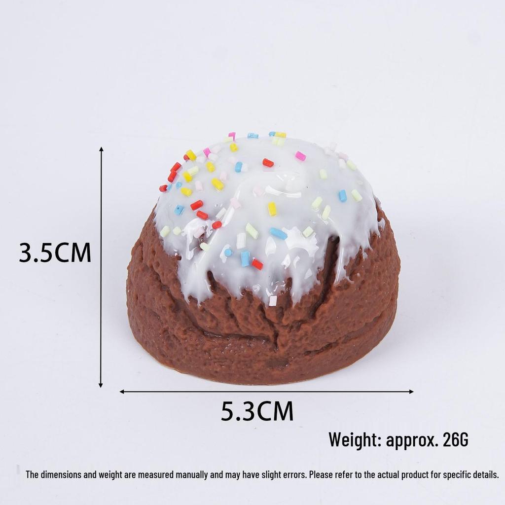 Simulated Jam Ice Cream Ball Toy - Fun Dessert Decoration