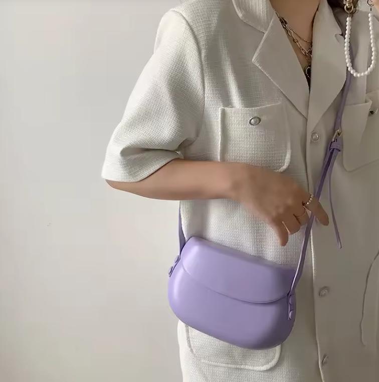 Candy Farbe Frauen Sattel Schulter Tasche Tragbare Weibliche Kupplung Geldbörse Handtaschen Umhängetasche Mode Damen Kleine Messenger Taschen