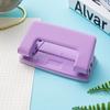 Dual-Hole Puncher Non-slip Handle Portable Hole Punch Tool Effortless Punching 10 Sheets Capacity for DIY Binder Albums