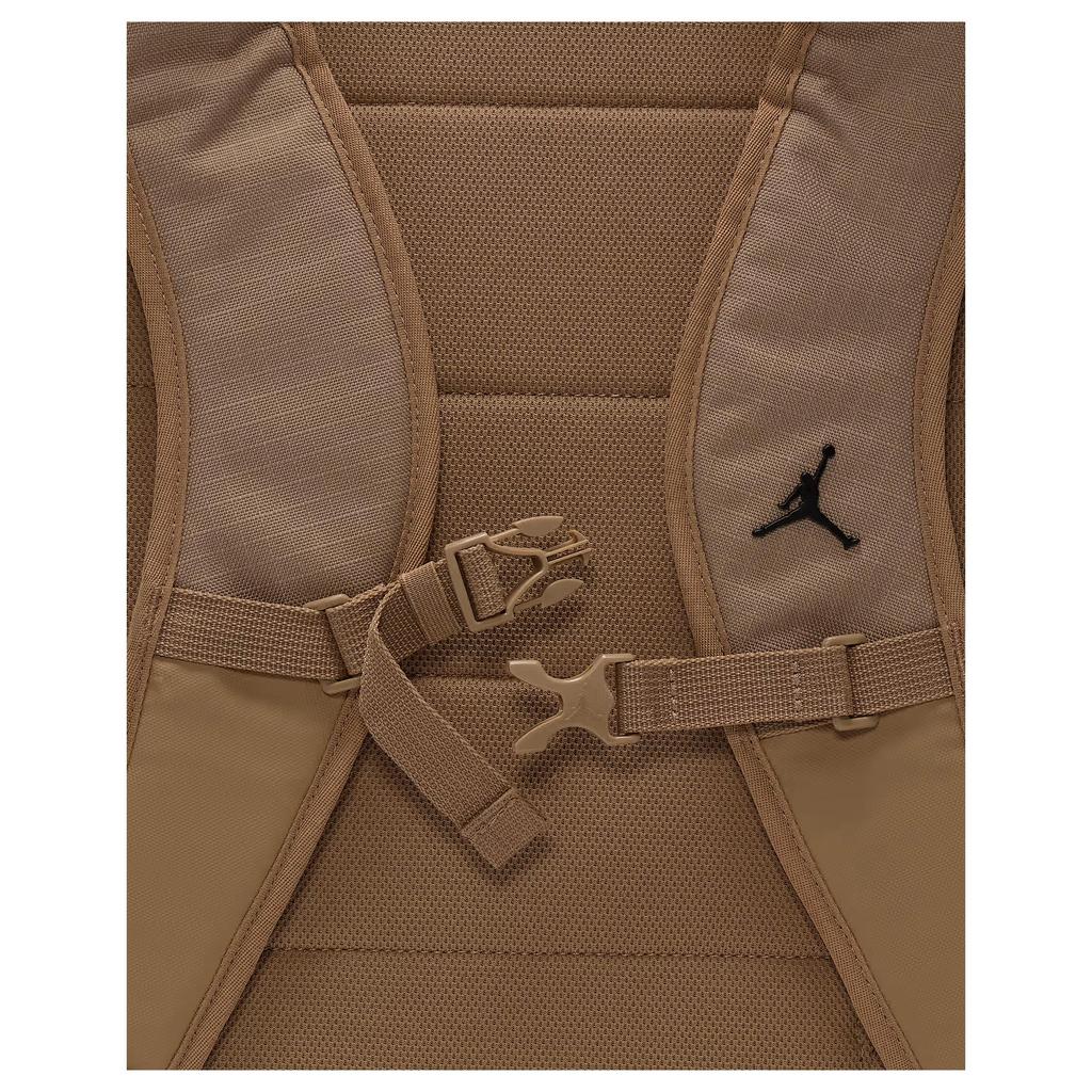 Jordan Blacktop 22L Logo Simple Versatile Polyester Backpack Unisex Backpack Brown II6455-213