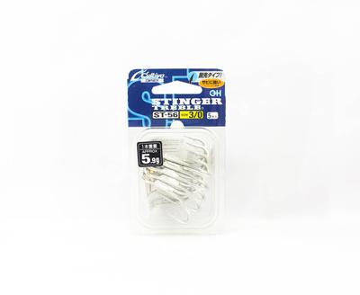 Owner ST-56 TN 3X Treble Hook Heavy Duty Size 3/0 (9208)